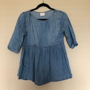 Anthropologie denim blouse